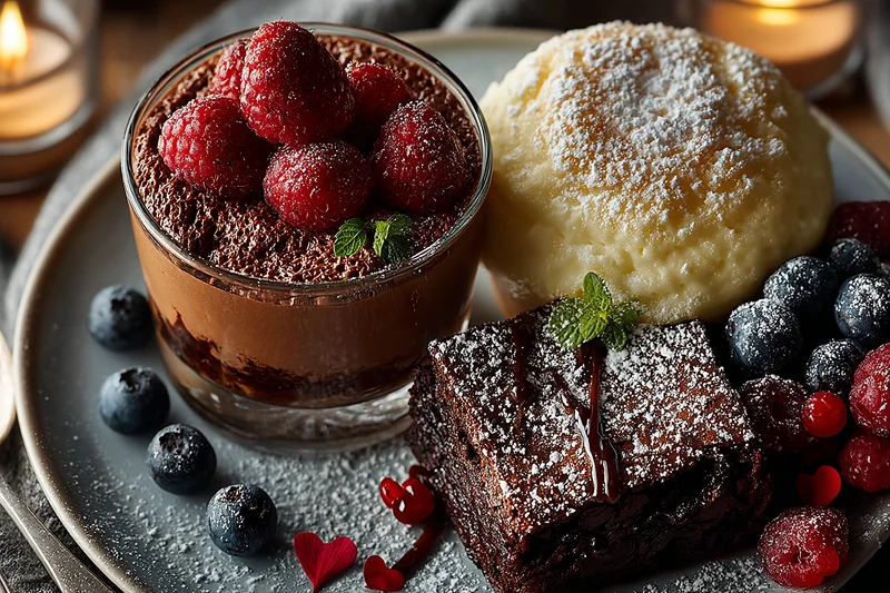 Три полезных рецепта десертов на 14 февраля: брауни, суфле и мусс без сахара
