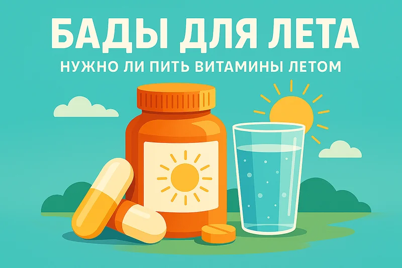 БАДы для лета: нужно ли пить витамины и какие выбрать БАДы для лета: нужно ли пить витамины и какие выбрать
