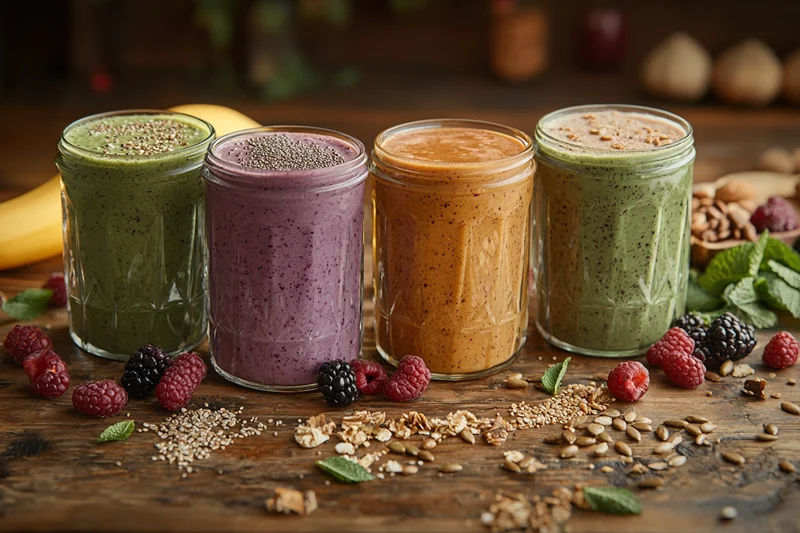 7 рецептов полезных смузи с клетчаткой на основе фруктов и овощей