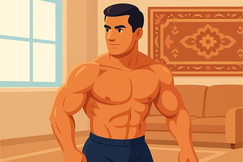 Плечи в домашних условиях: как накачать их гантелями и без железа