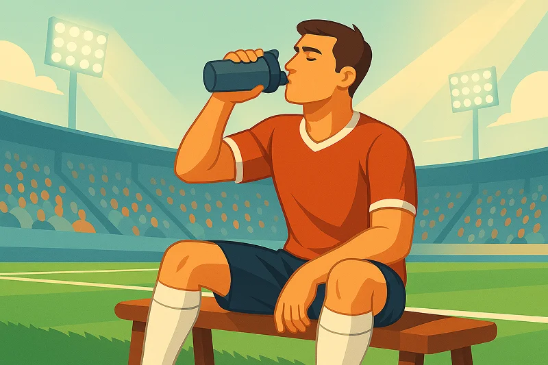 Что пьют футболисты во время матча: вода, изотоник, витамины и добавки Что пьют футболисты во время матча: вода, изотоник, витамины и добавки