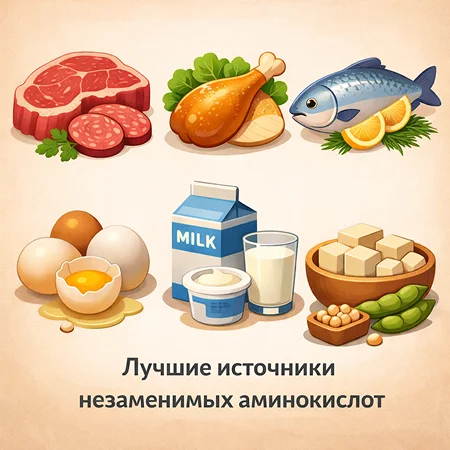 содержание незаменимых аминокислот