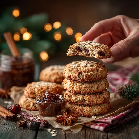 полезное печенье дома