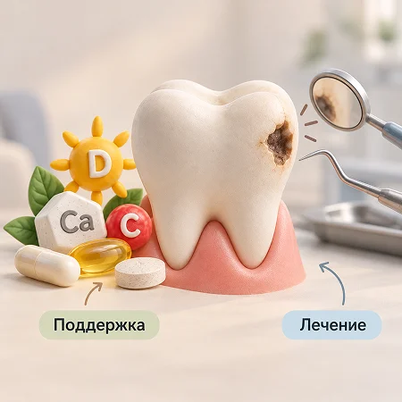 витамины для укрепления зубов