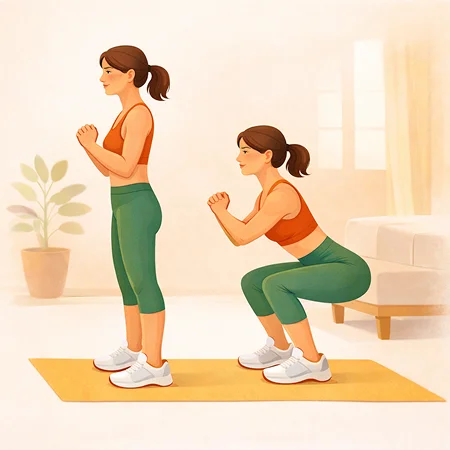 сильные ноги дома