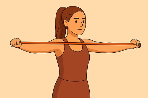 упражнения с резинкой для спины