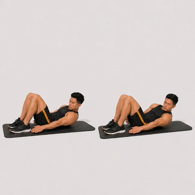 накачать пресс кубиками мужчине