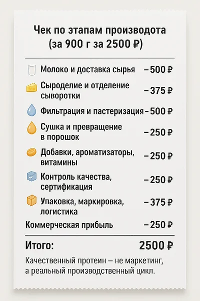 стоимость протеина