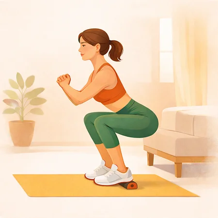 тренировка ног в домашних