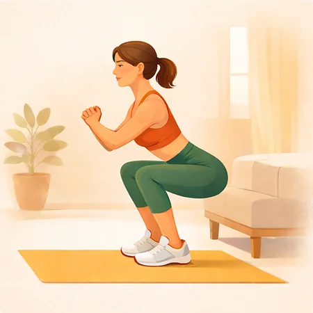 приседания дома