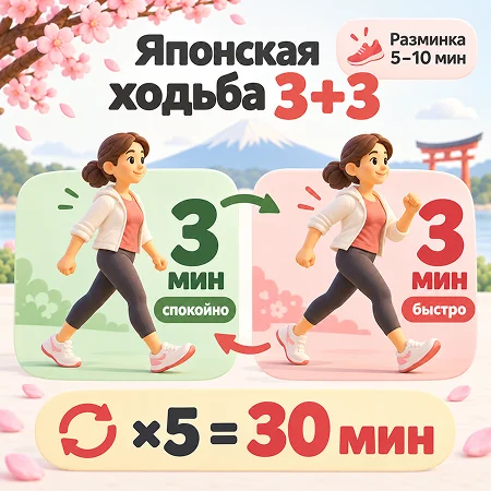японская ходьба