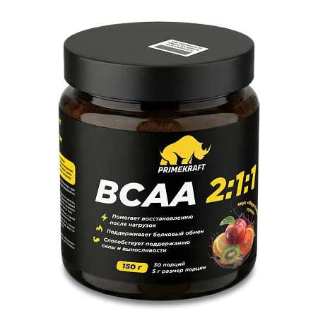 BCAA 2:1:1 со вкусом «Фруктовый пунш», 150 г