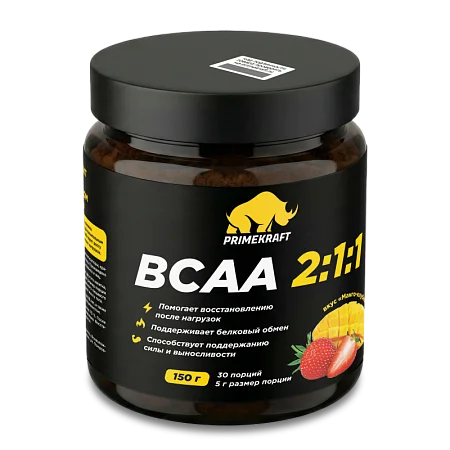 BCAA 2:1:1 со вкусом «Манго-клубника», 150 г