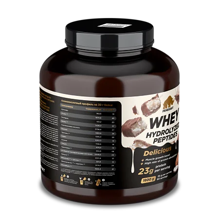 Сывороточный протеин Whey Делишес со вкусом «Кокосовый батончик», 1800 г., банка