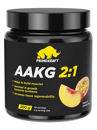 Аминокислоты AAKG 2:1 PEACH-PASSION FRUIT (персик-маракуйя), 200 г