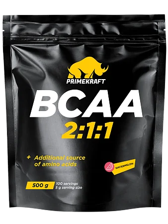 Аминокислоты BCAA 2:1:1 WATERMELON (арбуз), пакет 500 гр