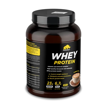 Сывороточный протеин WHEY со вкусом "Капучино", 900 г., банка