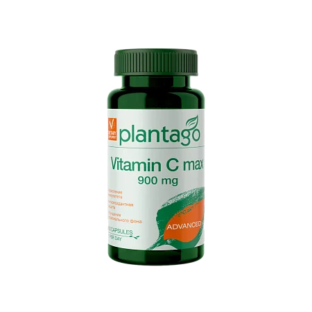 Vitamin C max 900 Plantago, 60 капсул