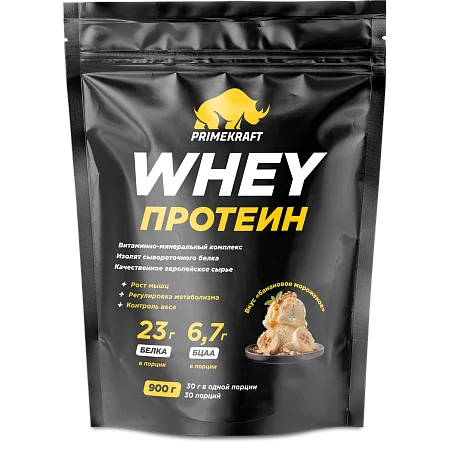 Сывороточный протеин WHEY со вкусом "Банановое мороженое", 900 г