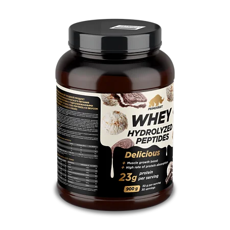 Сывороточный протеин Whey Делишес со вкусом «Печенье и крем», 900 г., банка