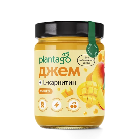 Низкокалорийный джем “Манго” без сахара, с l-карнитином и инулином, ПП десерт, 200 г