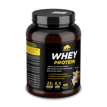 Сывороточный протеин WHEY со вкусом "Ваниль", 900 г., банка Сывороточный протеин WHEY со вкусом "Ваниль", 900 г., банка