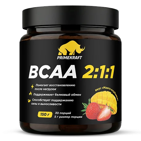 BCAA 2:1:1 со вкусом «Манго-клубника», 150 г