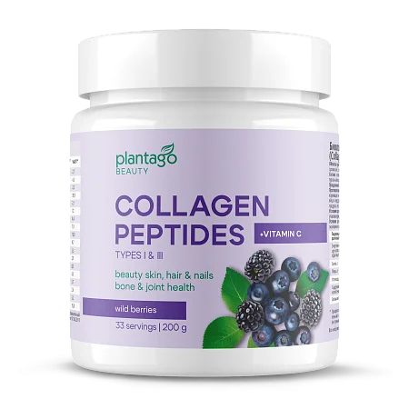 Collagen Peptides + Vitamin C Plantago со вкусом «Лесные ягоды»