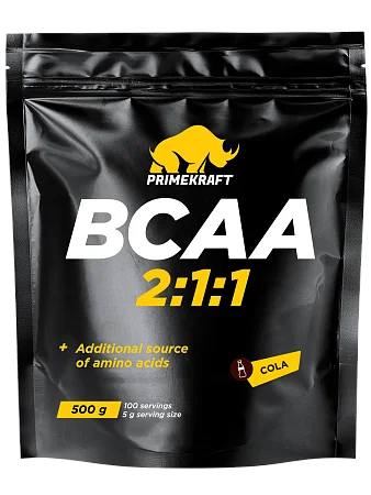 Аминокислоты BCAA 2:1:1 Cola (Кола), пакет 500 гр