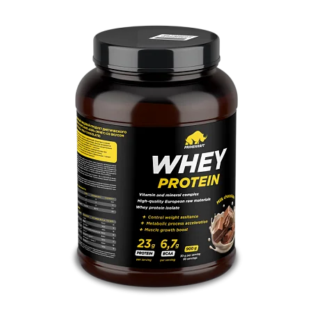Сывороточный протеин WHEY со вкусом "Молочный шоколад", 900 г., банка