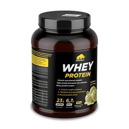 Сывороточный протеин WHEY со вкусом "Фисташковое мороженое", 900 г., банка