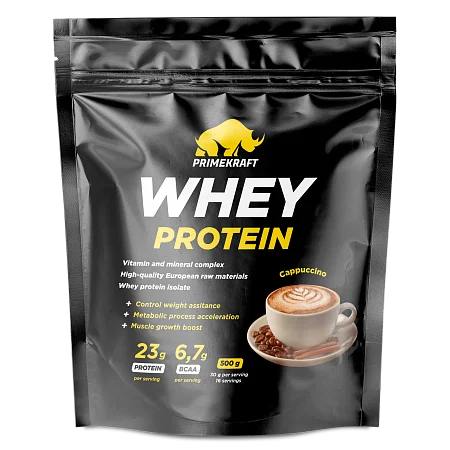 Сывороточный протеин WHEY со вкусом "Капучино", 500 г