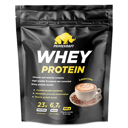 Сывороточный протеин WHEY CAPPUCCINO (капучино), 500 гр