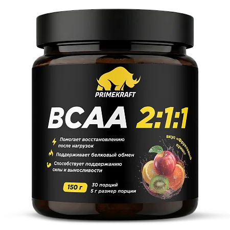 BCAA 2:1:1 со вкусом «Фруктовый пунш», 150 г