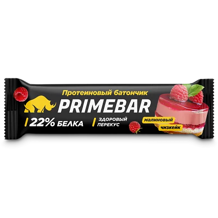 Батончики PRIMEBAR  "Малиновый чизкейк" (15 шт*40 гр)