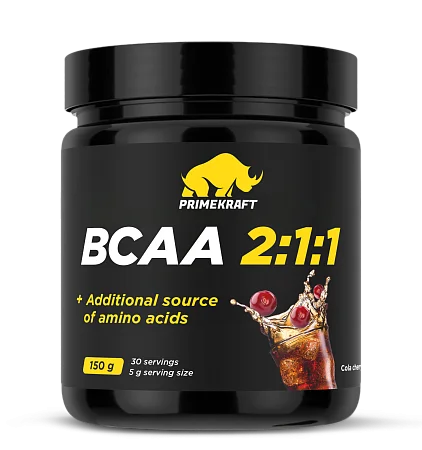Аминокислоты BCAA 2:1:1 со вкусом «Кола-вишня» (Сherry cola), 150 гр