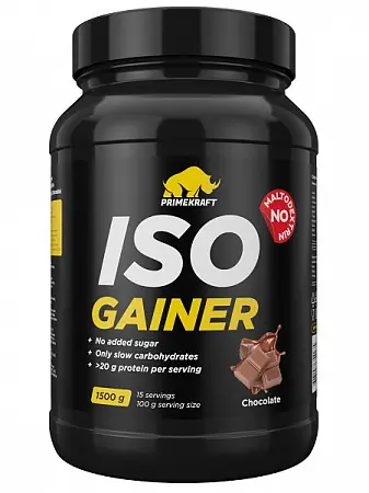 ISO MASS GAINER со вкусом Шоколад (банка), 1500 гр