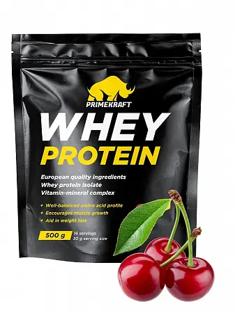 Сывороточный протеин WHEY WILD CHERRY (дикая вишня), 500 гр