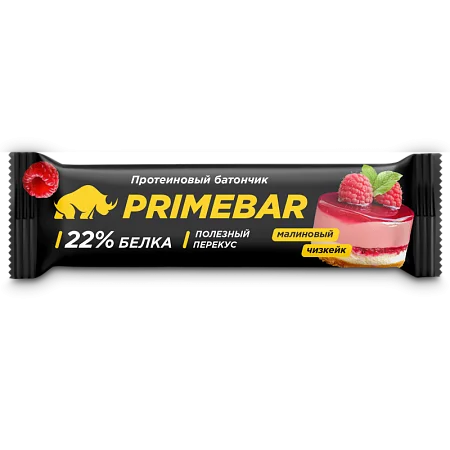 Батончики PRIMEBAR  "Малиновый чизкейк" (15 шт*40 гр)