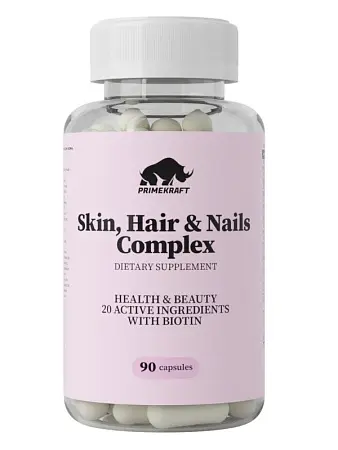 Комплекс для кожи, волос и ногтей (Skin, Нair&Nails Complex), 90 капсул