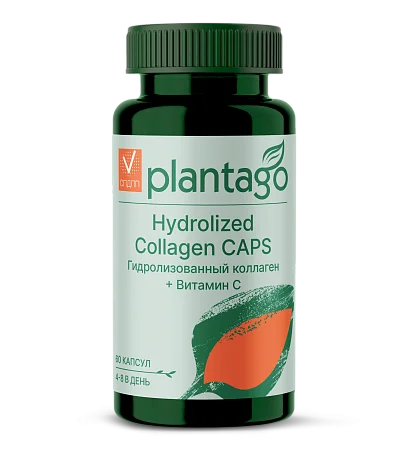 Коллаген Hydrolized Collagen CAPS PLANTAGO , 60 капсул
