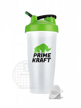 Шейкер Prime Kraft 600 мл зеленый