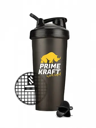 Шейкер Prime Kraft 600 мл черный