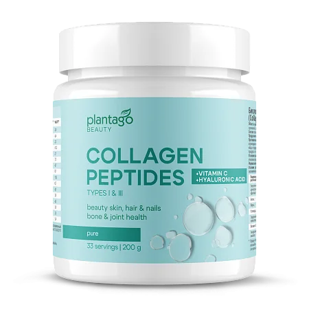 Collagen Peptides + Vitamin C Plantago "Чистый"