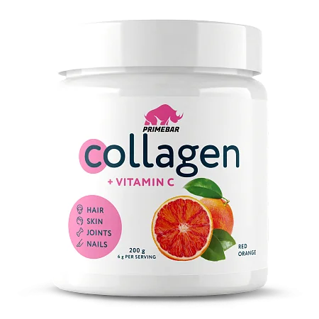 Говяжий коллаген со вкусом "Красный апельсин", 200 г