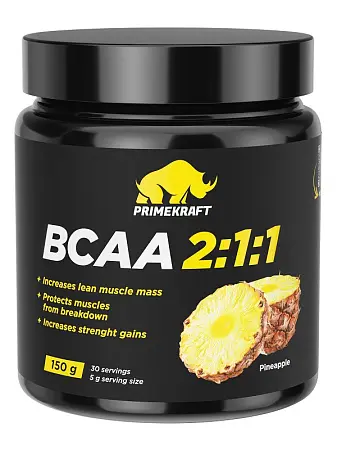 Аминокислоты BCAA 2:1:1 PINEAPPLE (ананас), 150 гр